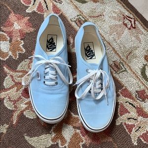 Light blue vans